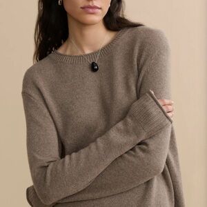 Jenni Kayne Gray Crew Neck Sweater